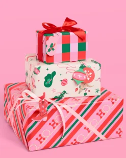 HO-down Wrapping Paper - 12 sheets + 16 tags