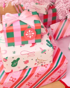 HO-down Wrapping Paper - 12 sheets + 16 tags