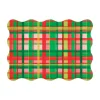 Holiday Plaid Placemats, Pack of 24