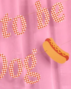 Hot Dog Banner - printed paper banner