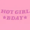Hot Girl Bday Banner