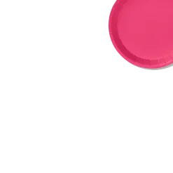 Hot Pink Classic Small Plates (10 per pack)