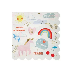 I Believe In Unicorns Large Napkins