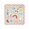 I Believe In Unicorns Small Plates, Pack of 8