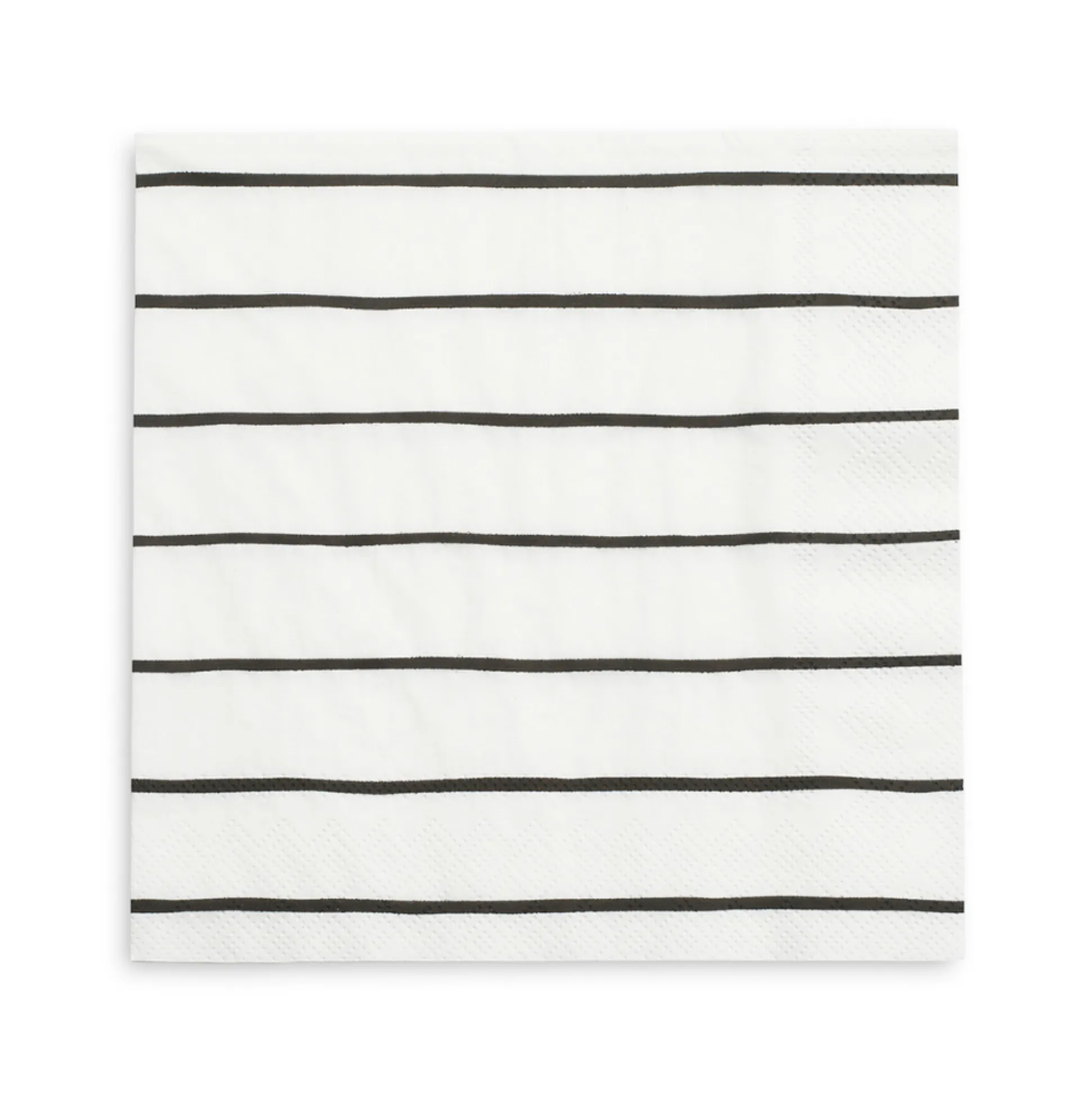Ink Frenchie Striped Large Napkins, Pack of 16
