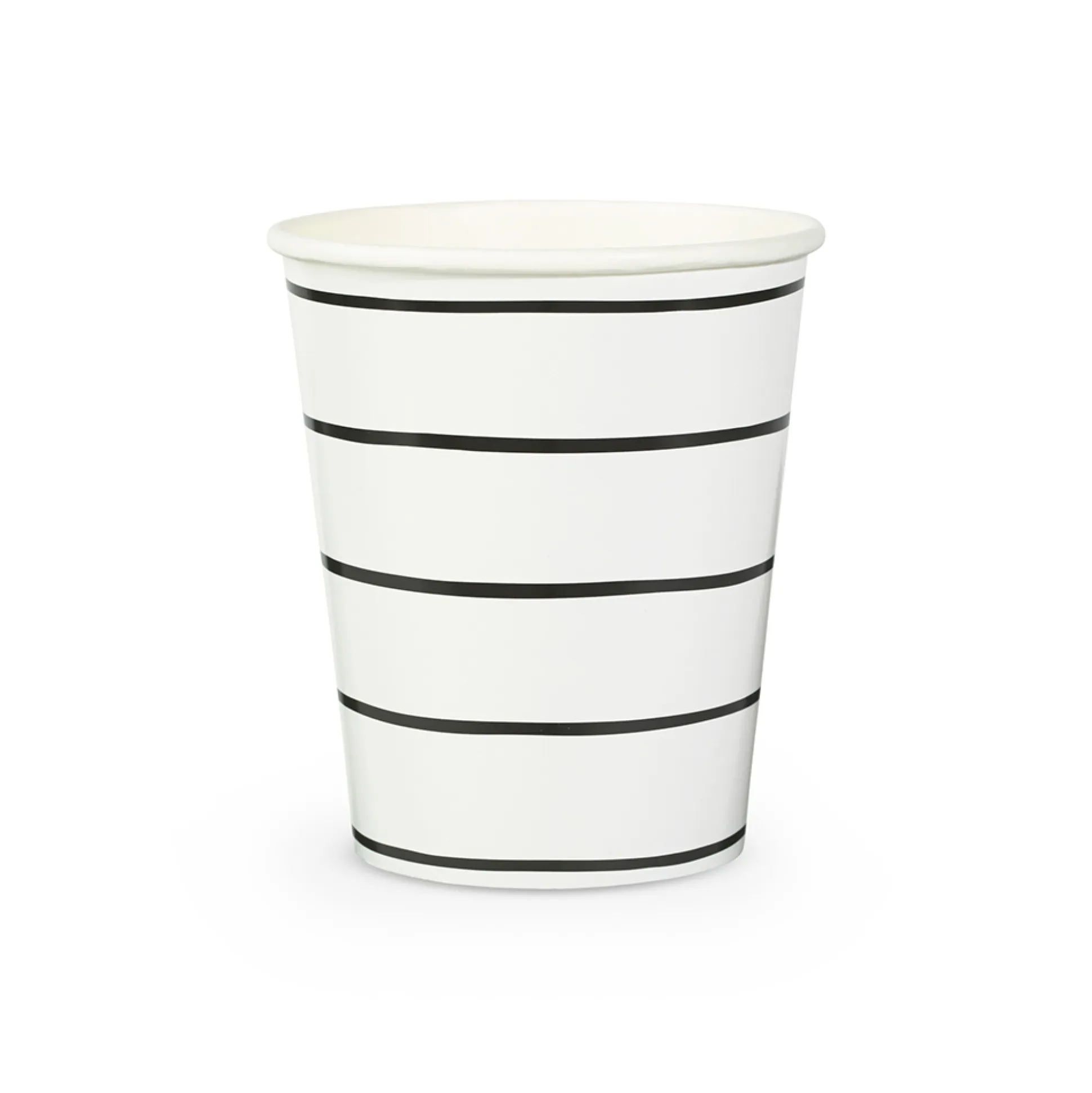 Ink Frenchie Striped 9 oz Cups, Pack of 8