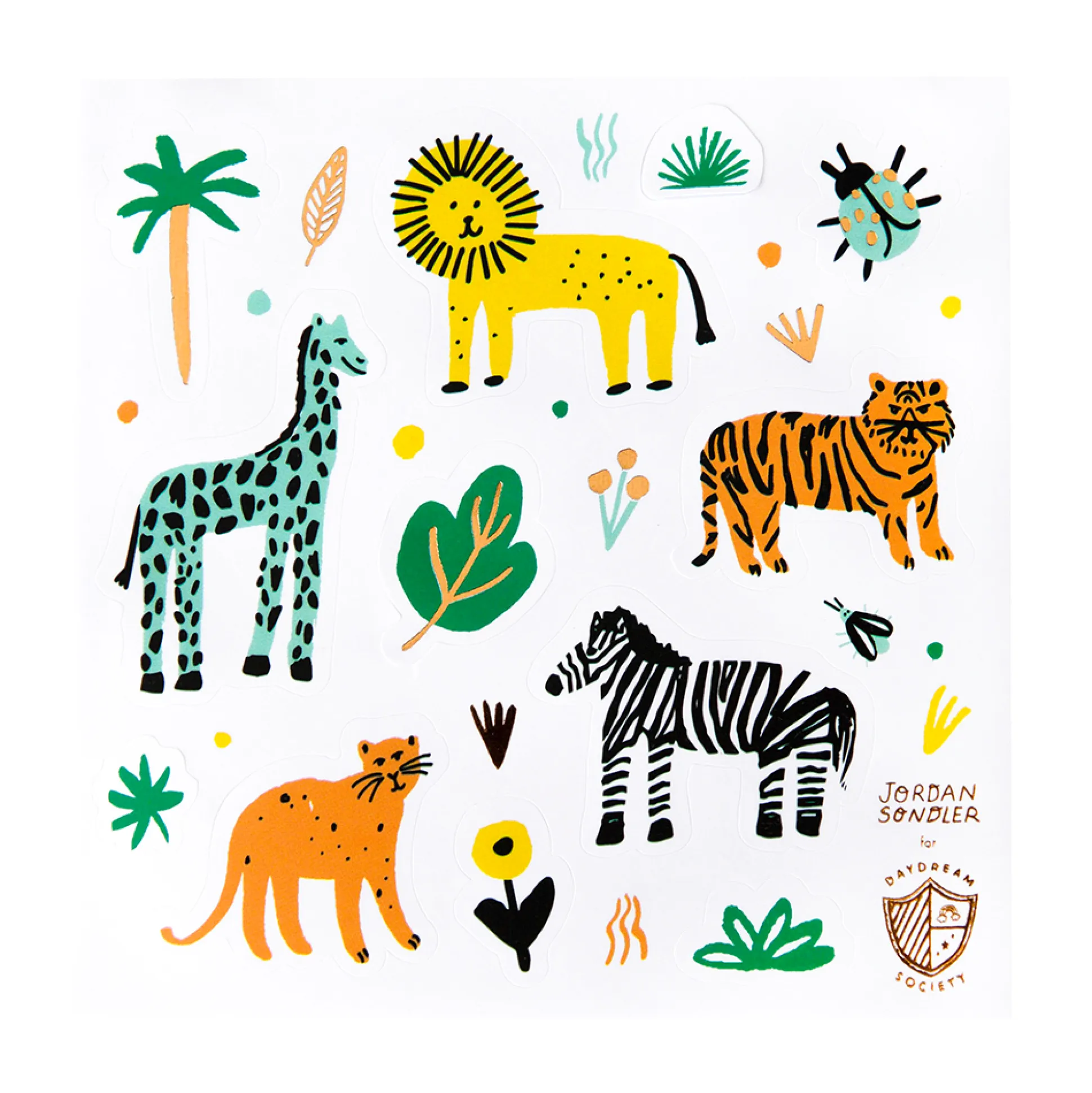 Into the Wild Sticker Set, Pack of 4