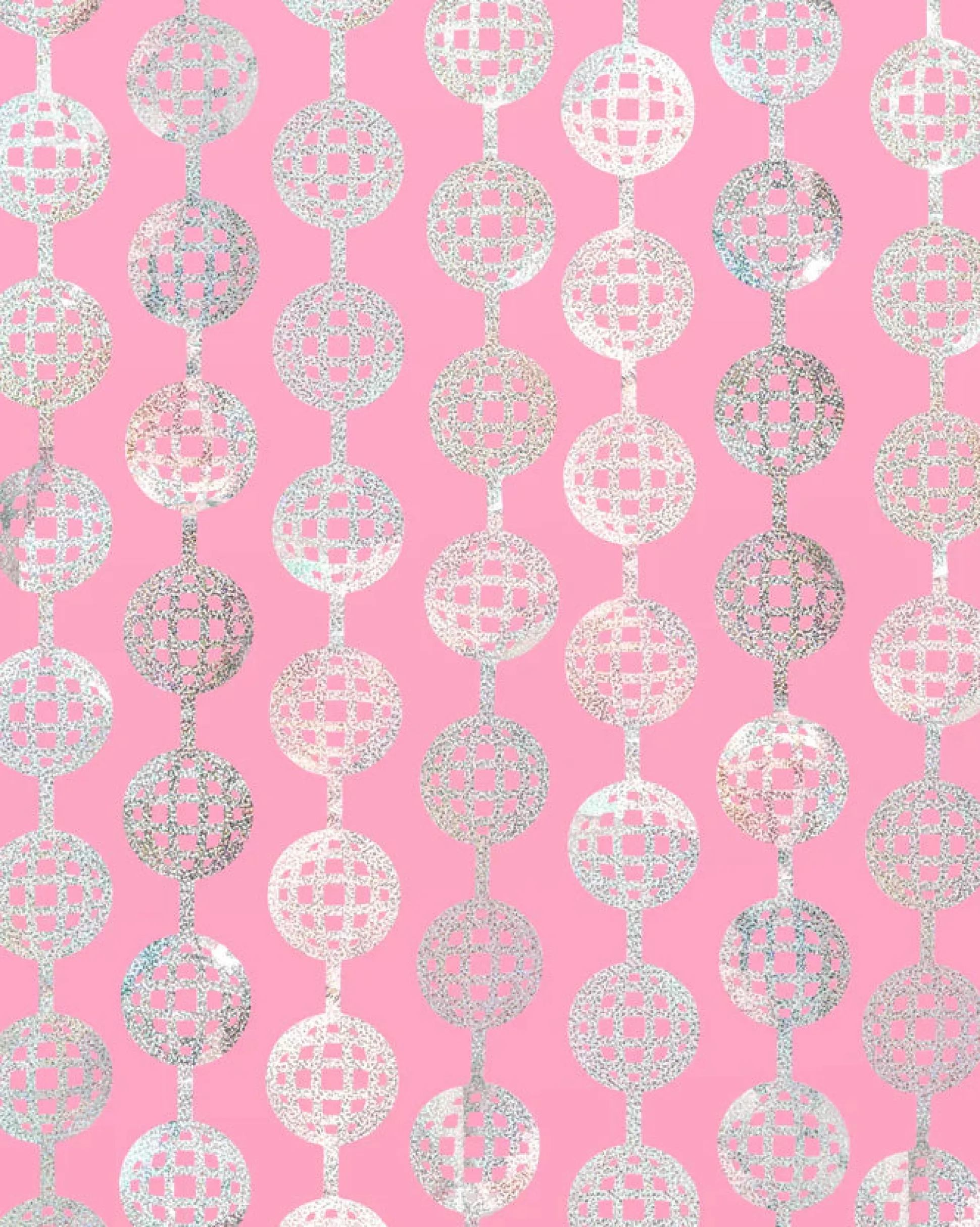 It's Disco, Baby! Curtain- Laser Cut Foil Curtain