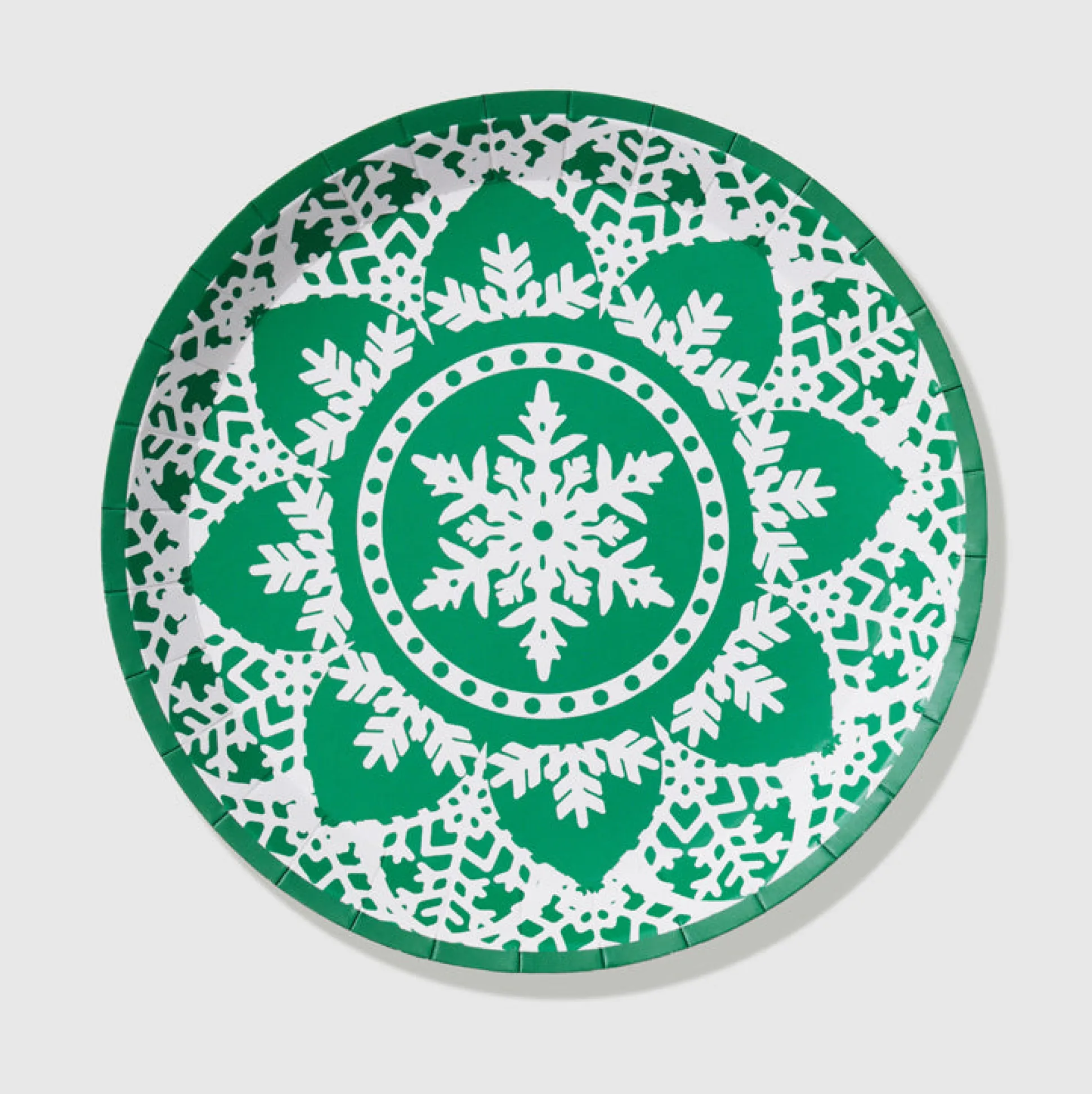 Jolly Snowflake Small Plates (10 Per Pack)