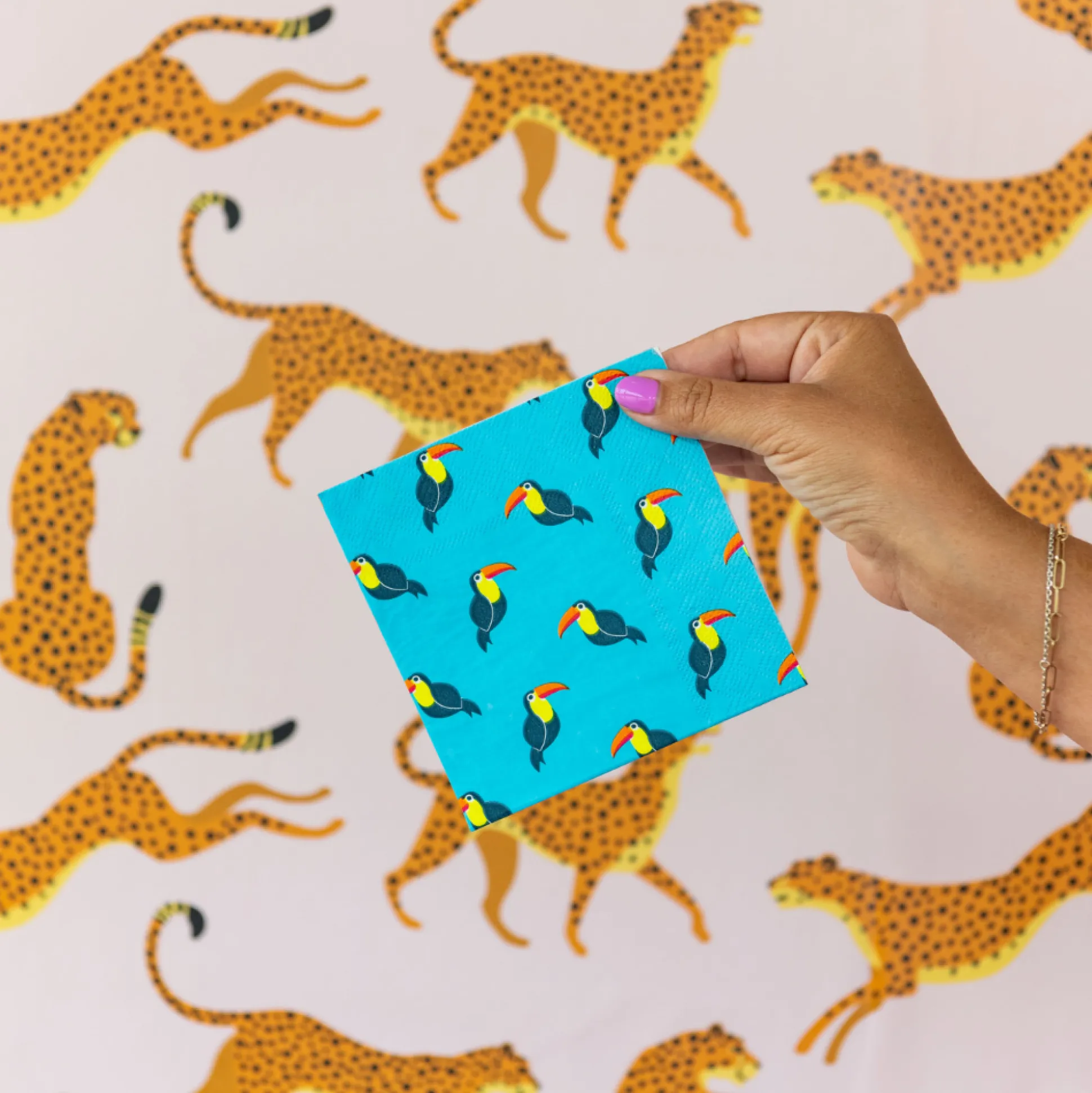 Jungle Animals Cocktail Napkins, Pack of 20