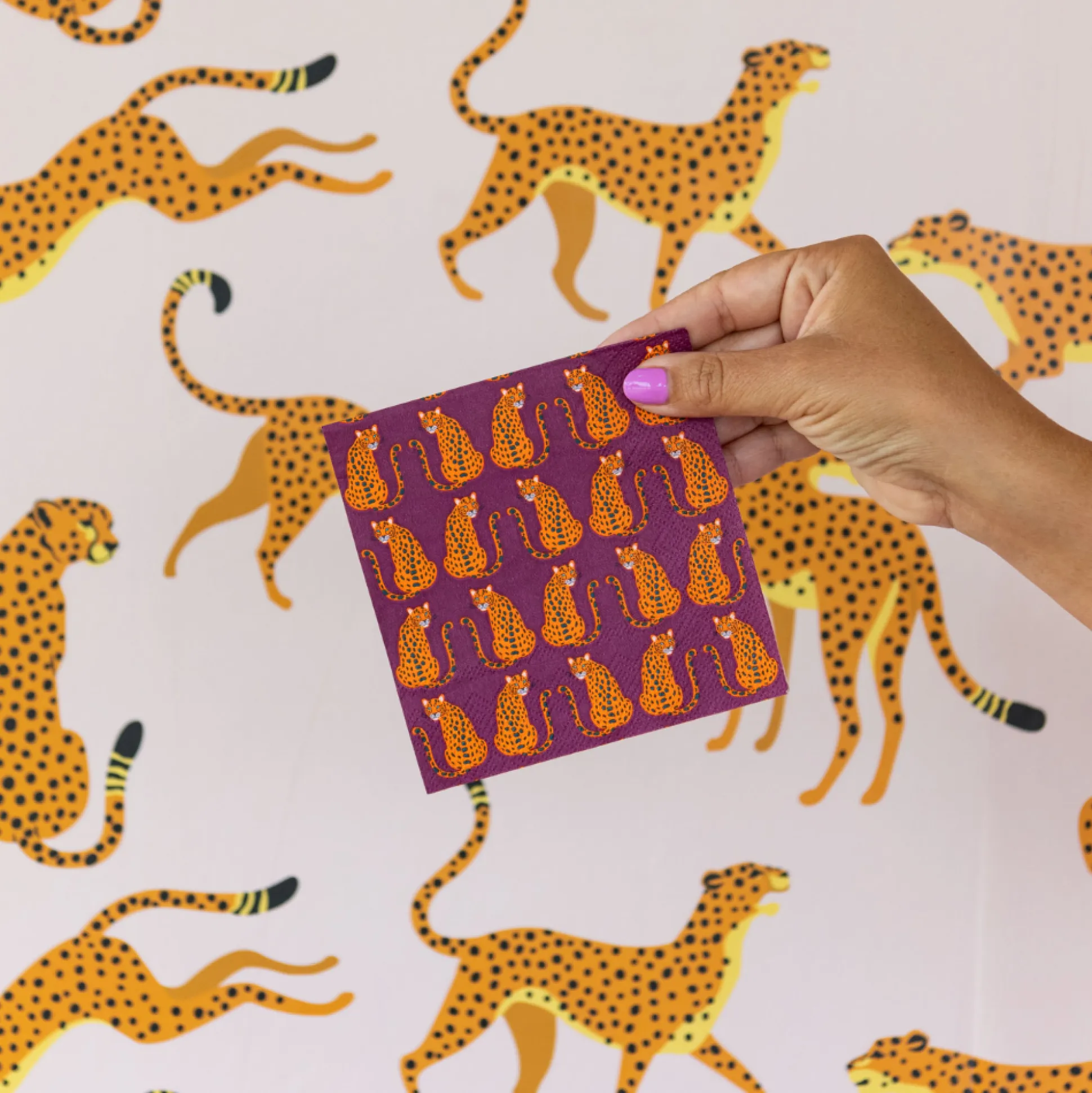 Jungle Animals Cocktail Napkins, Pack of 20