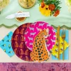 Jungle Animals Dessert Plates, Pack of 8