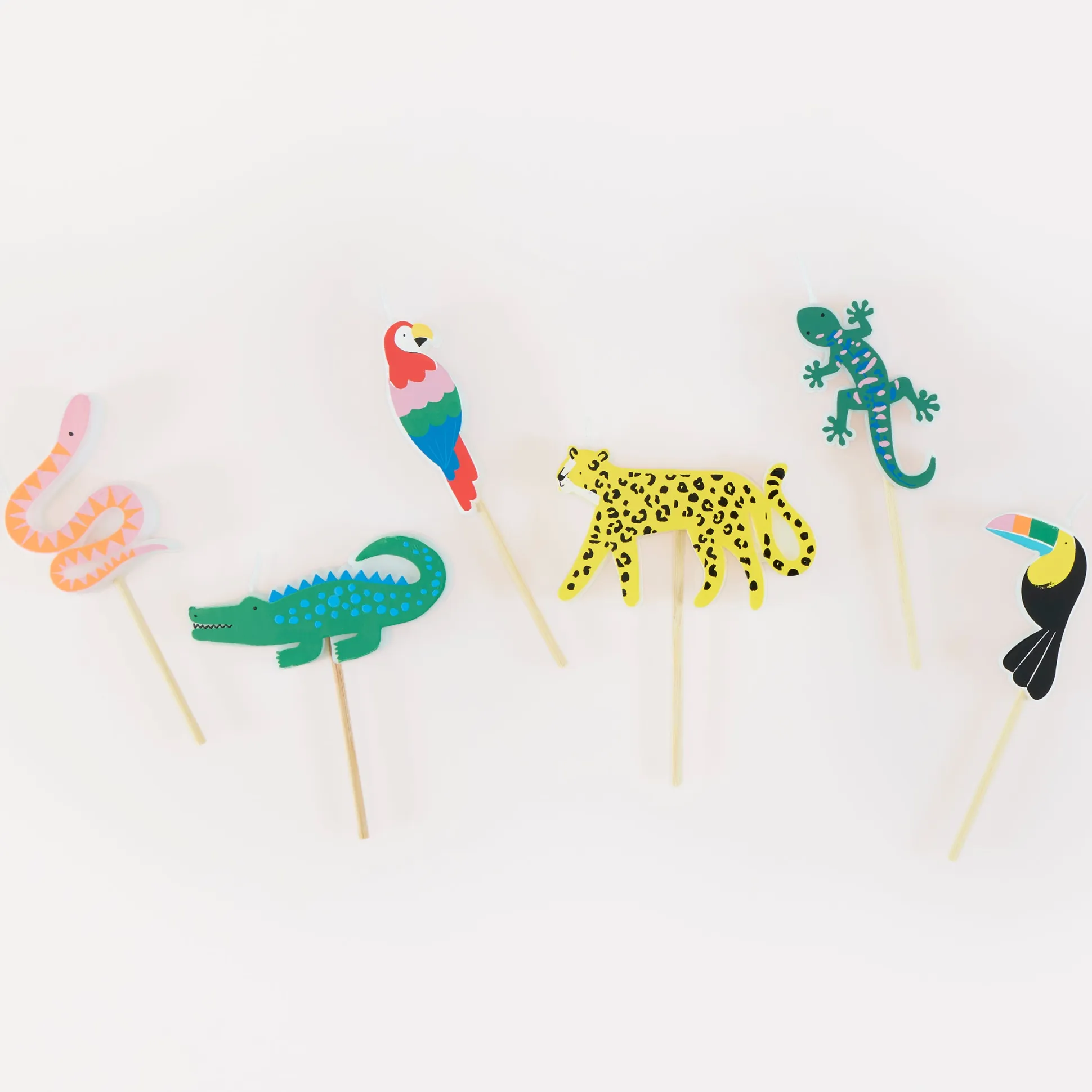 Jungle Jamboree Candles (x 6)
