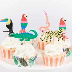 Jungle Jamboree Cupcake Kit (x 24 toppers)