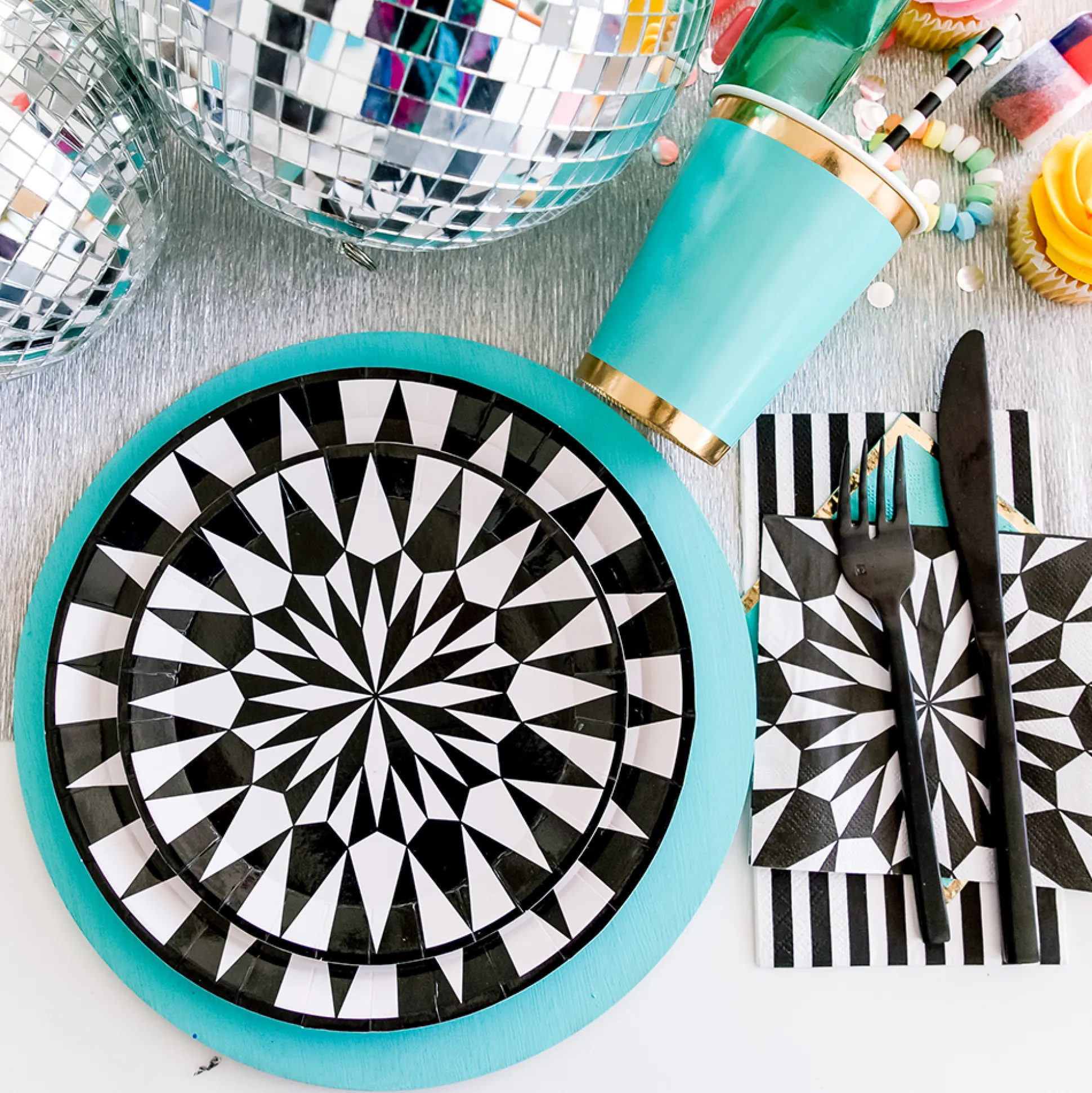 Kaleidoscope Cocktail Napkins, Pack of 20