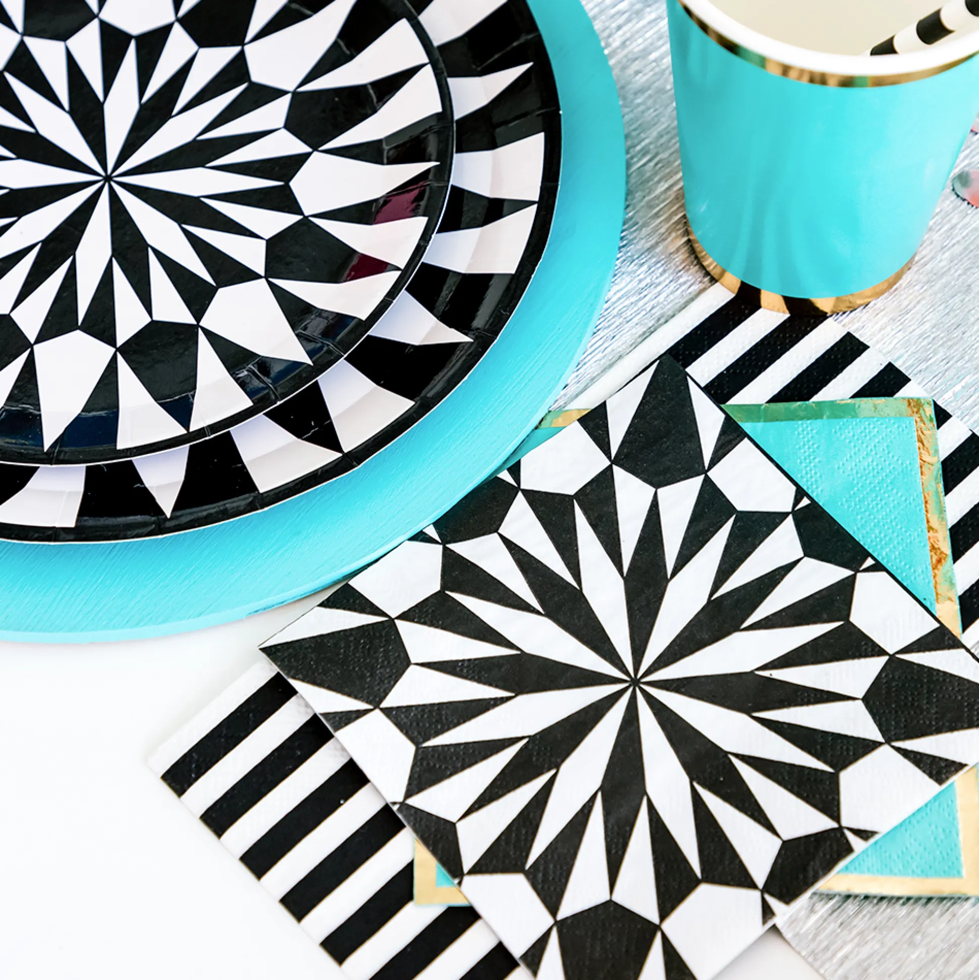Kaleidoscope Cocktail Napkins, Pack of 20