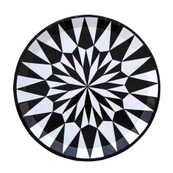 Kaleidoscope Dinner Plates, Pack of 8