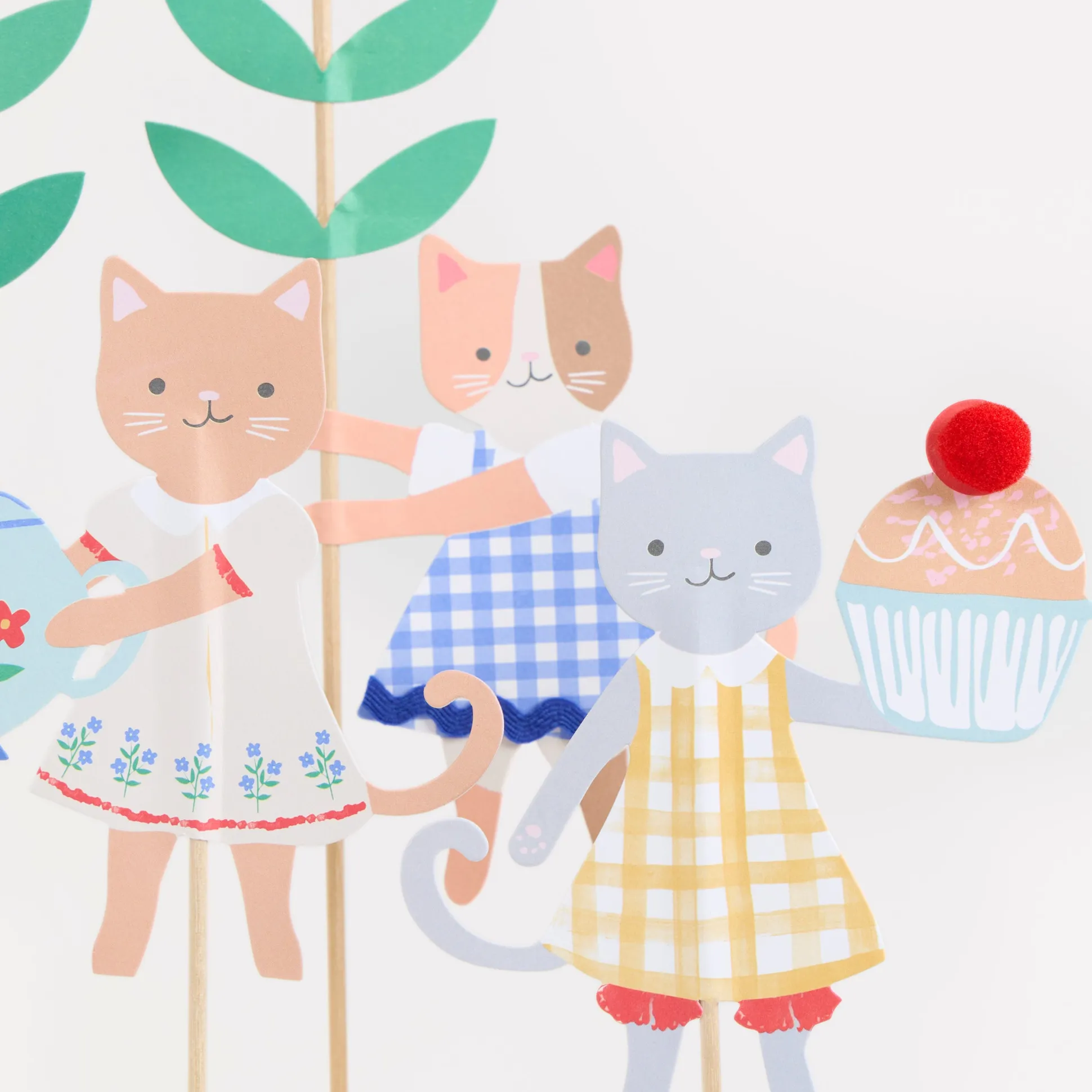 Kitten Club Cake Toppers (x 4)