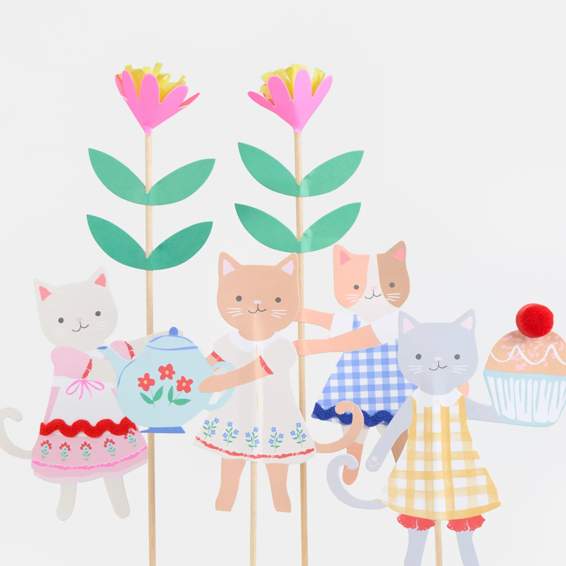 Kitten Club Cake Toppers (x 4)