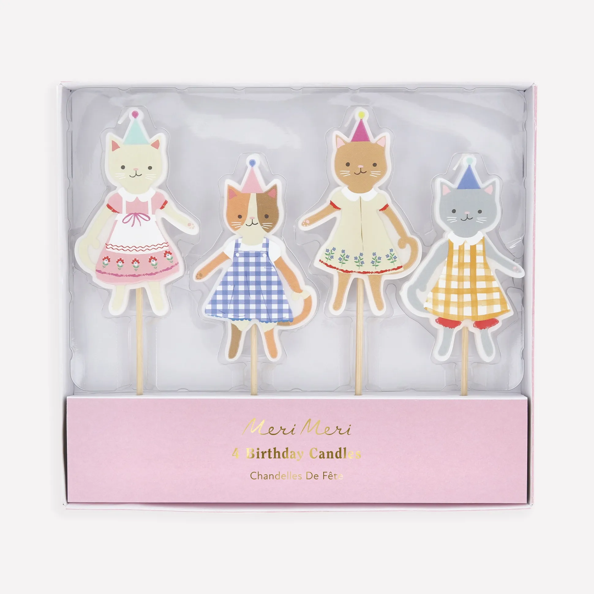 Kitten Club Candles (x 4)