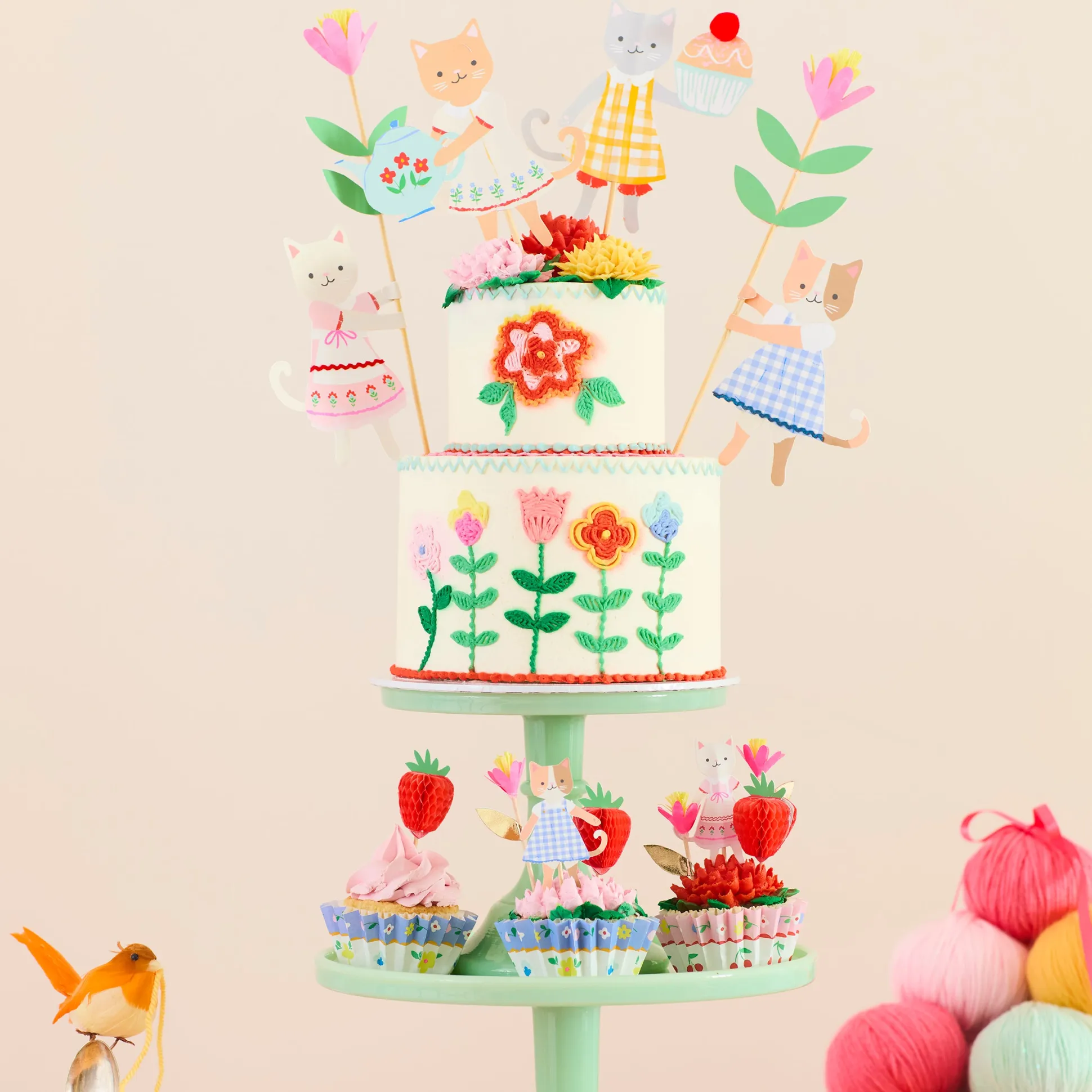 Kitten Club Cupcake Kit (x 24 toppers)