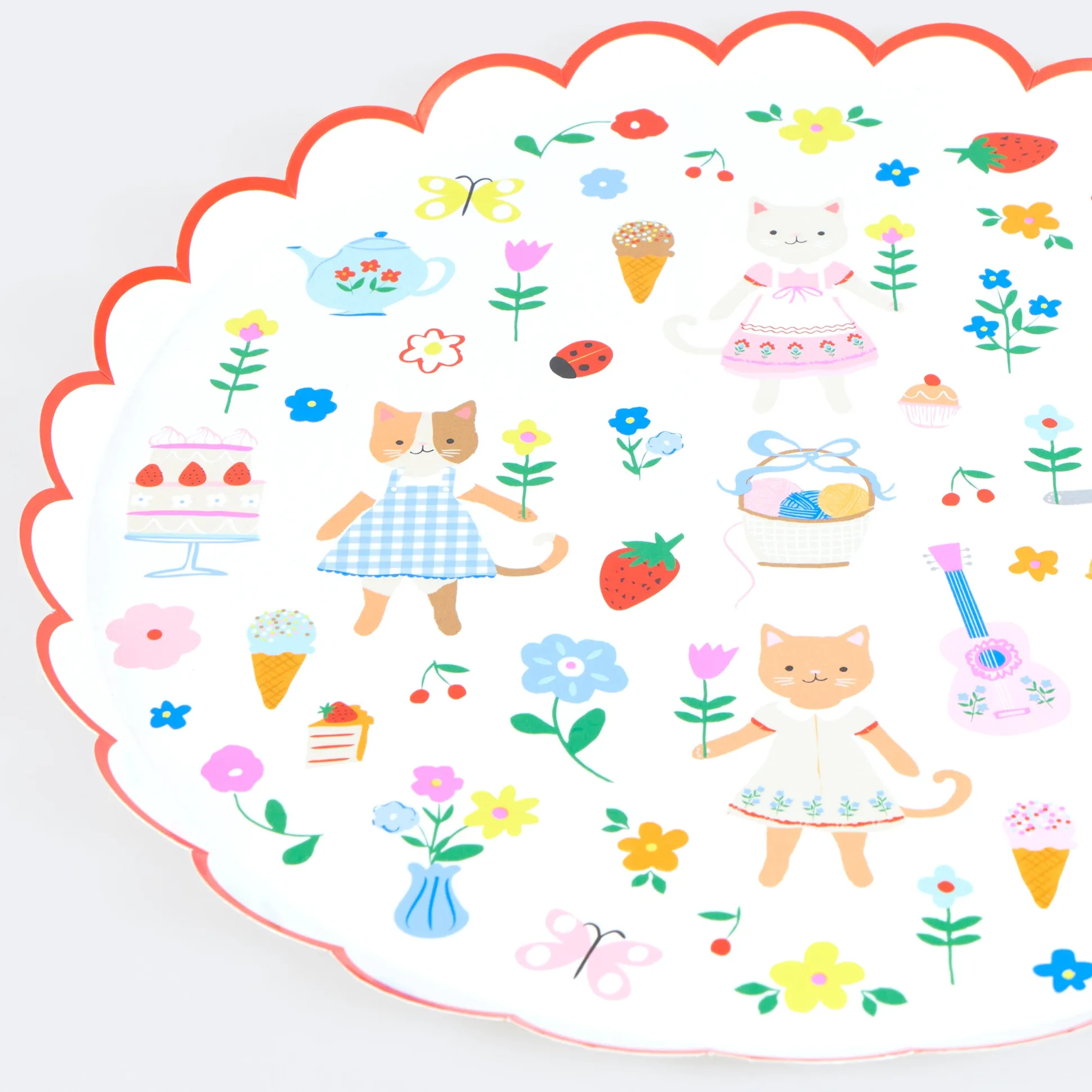 Kitten Club Dinner Plates (x 8)