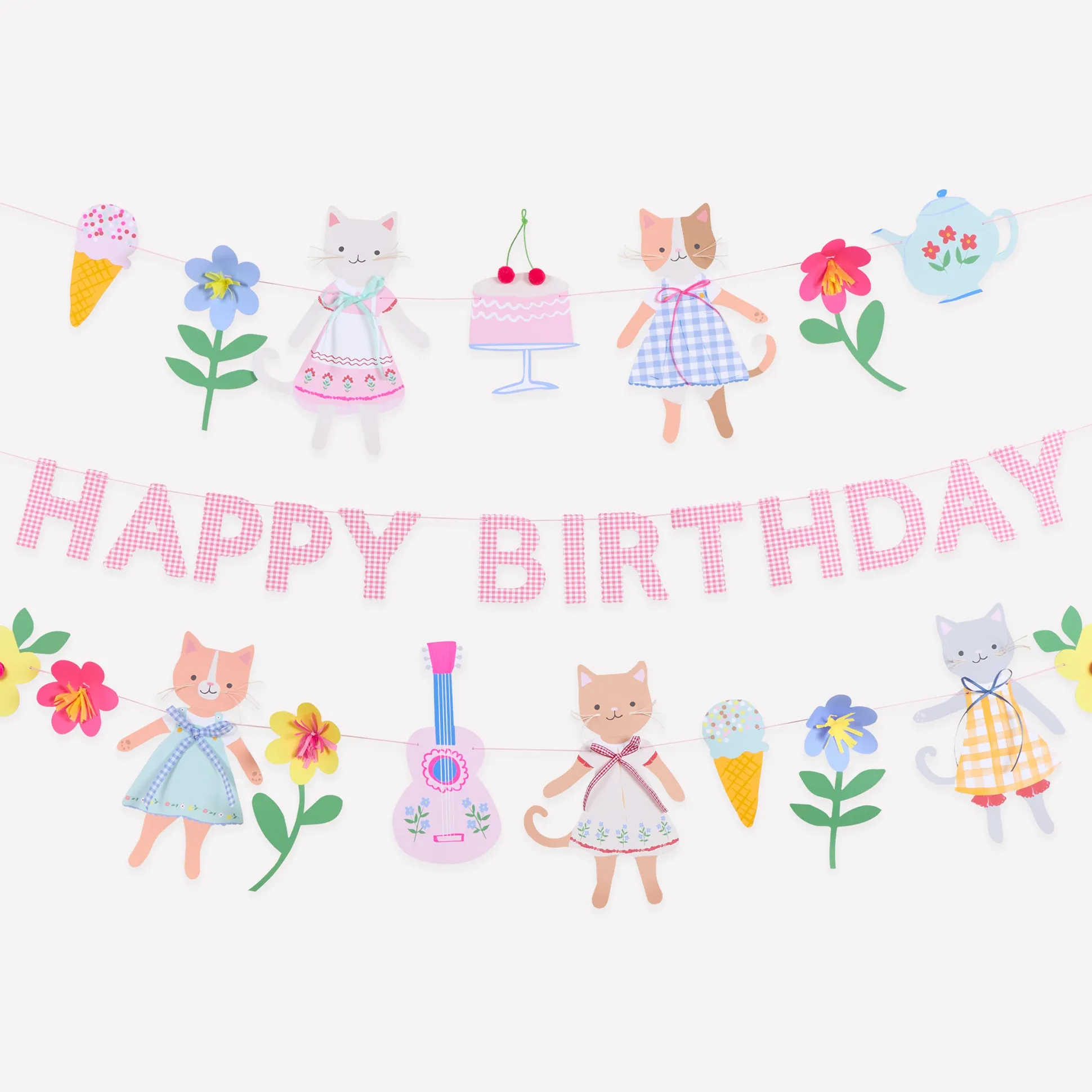 Kitten Club Garland Set