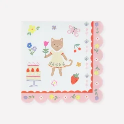 Kitten Club Large Napkins (x 16)