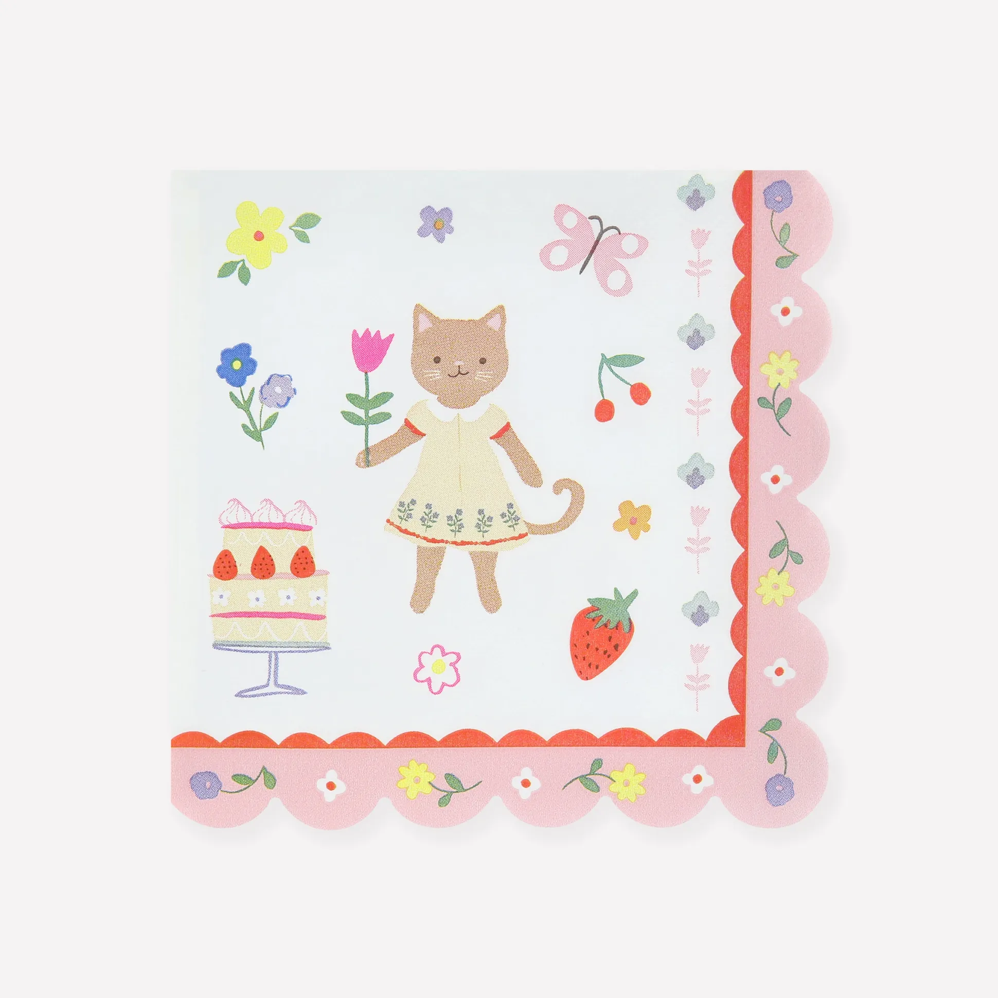 Kitten Club Large Napkins (x 16)
