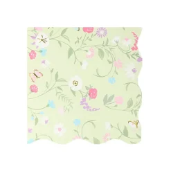 Ladurée Floral Small Napkins, Pack of 16