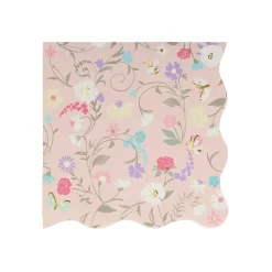 Ladurée Floral Small Napkins, Pack of 16