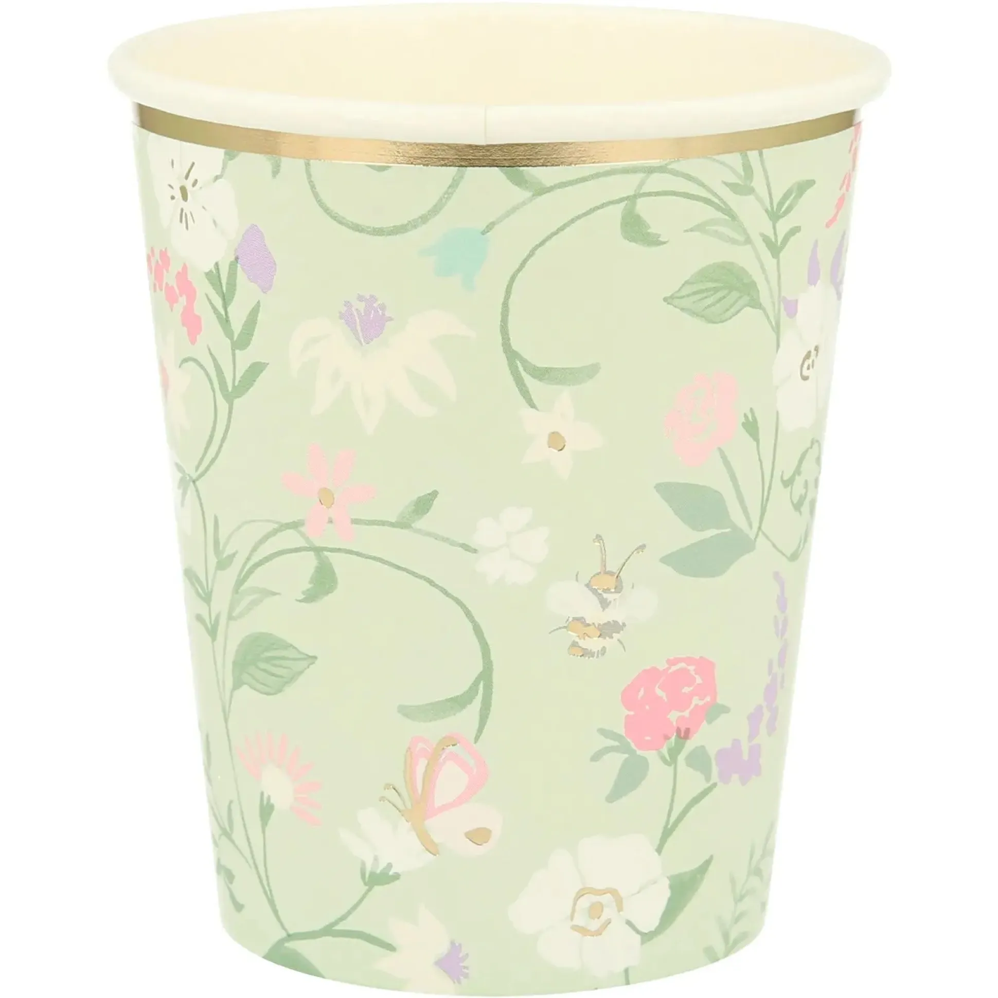 Ladurée Paris Floral Cups, Pack of 8