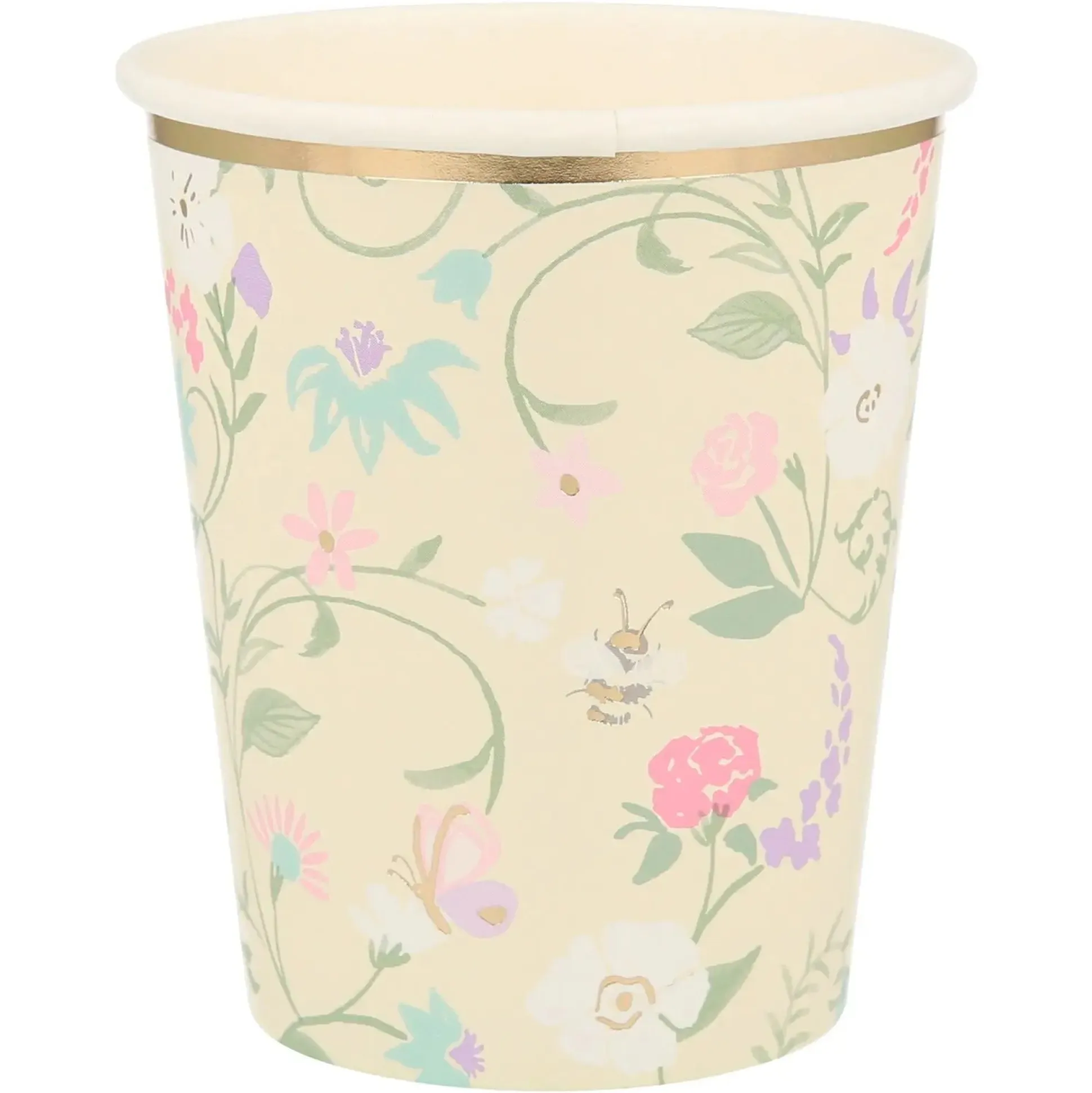 Ladurée Paris Floral Cups, Pack of 8