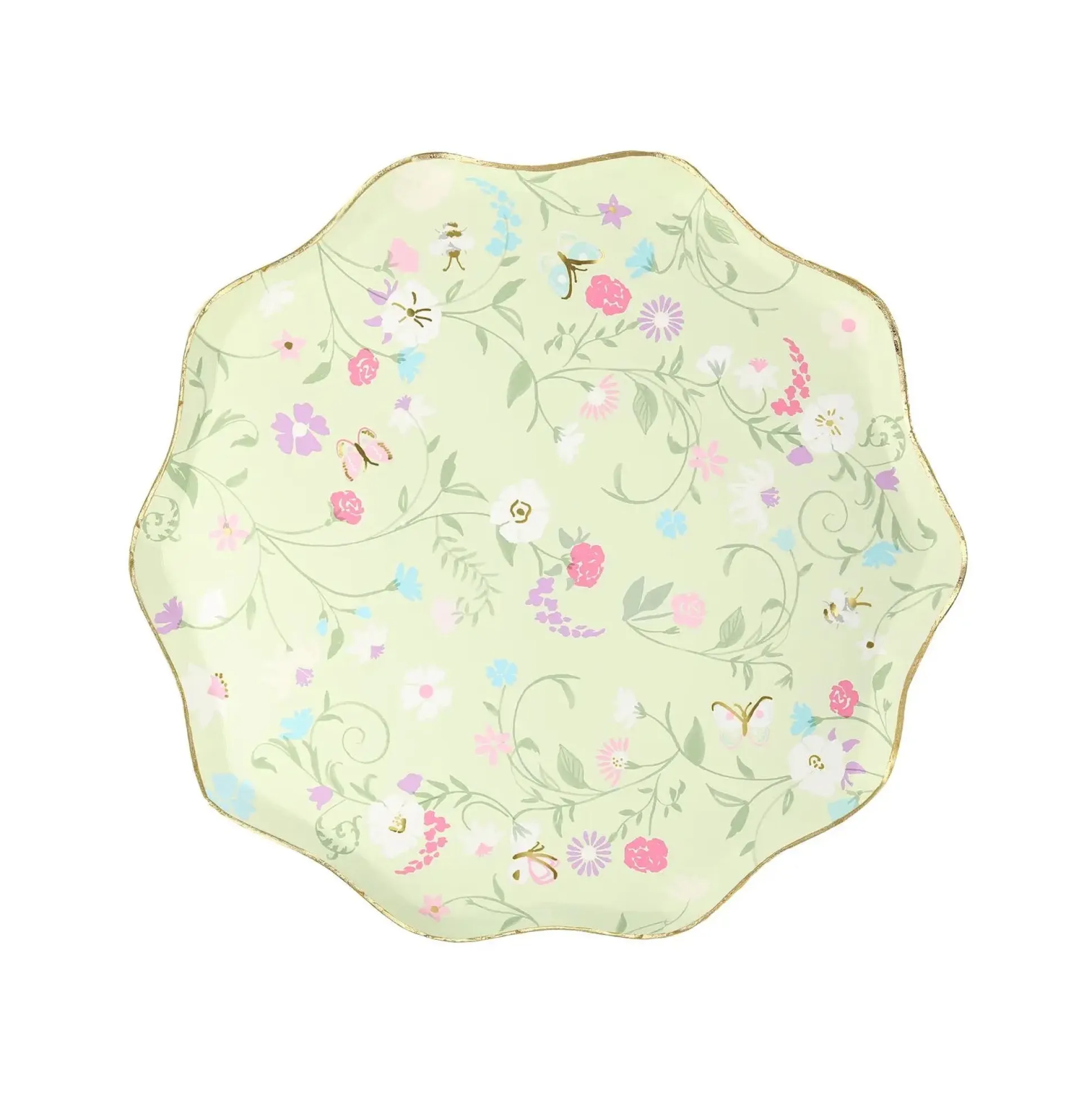 Ladurée Paris Floral Side Plates, Pack of 8
