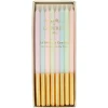 Ladurée Paris Gold Leaf Candles, Pack of 16