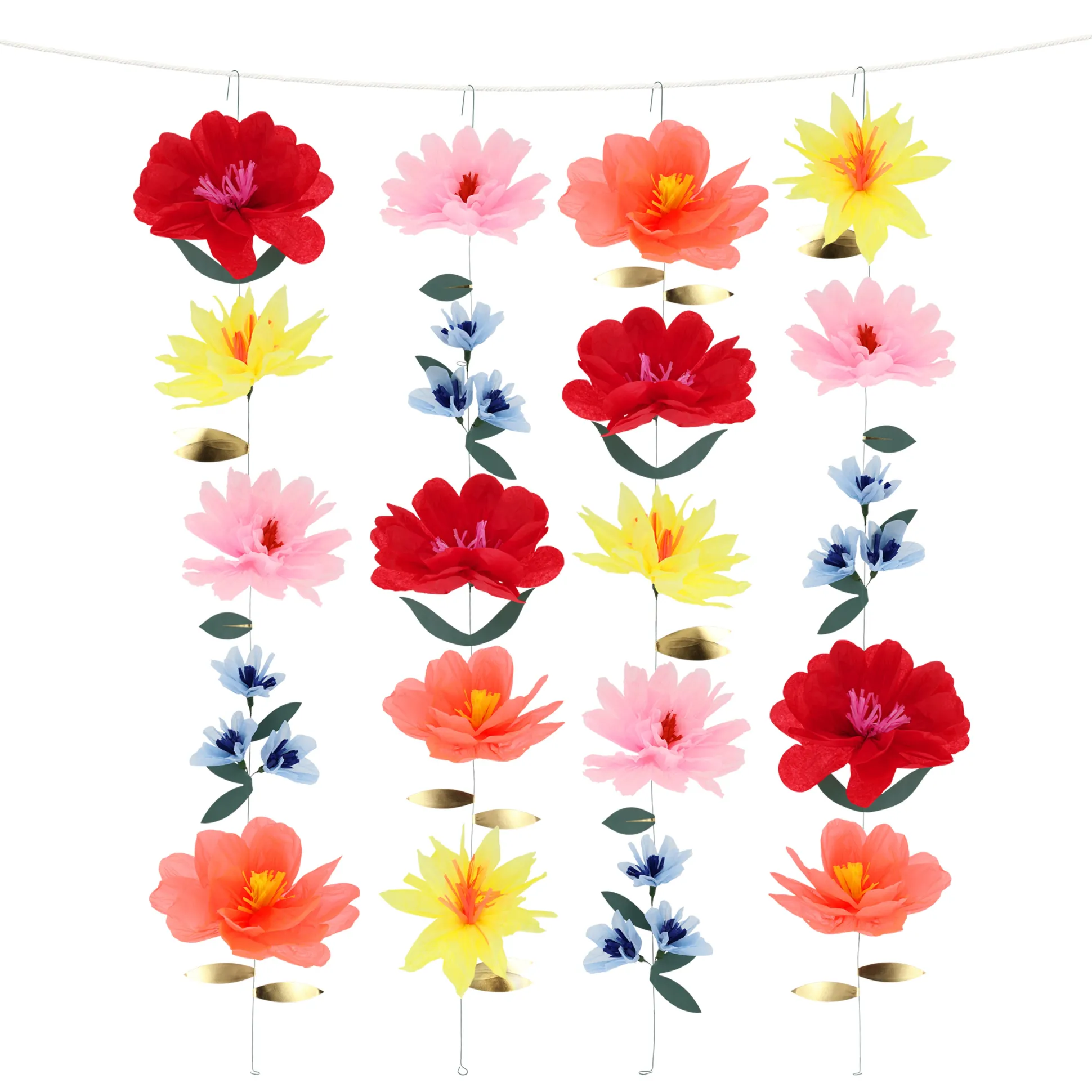 Large Bright Flower Wall