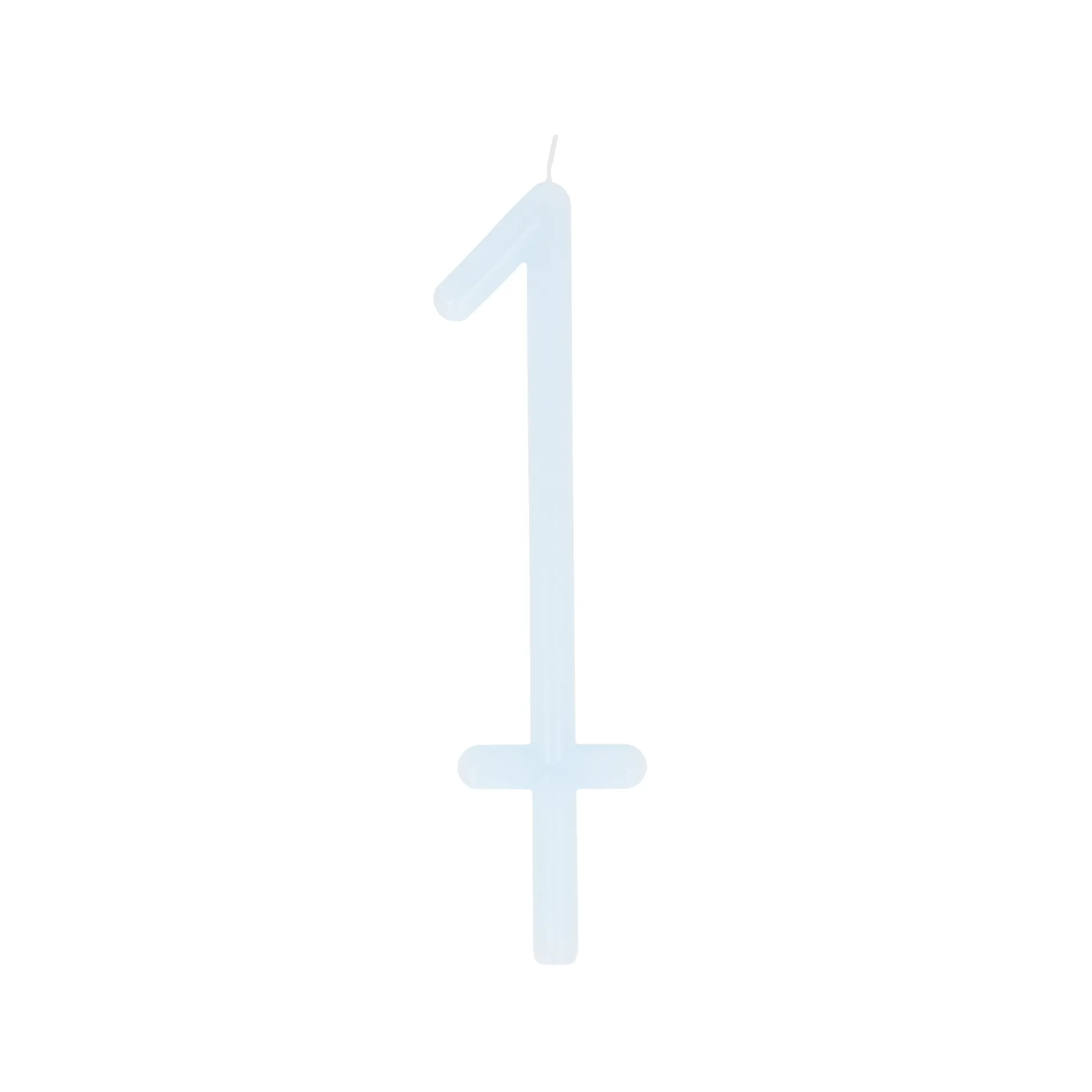 Large Slim Number 1 Candle