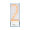 Large Slim Number 2 Candle