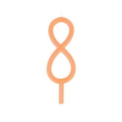 Large Slim Number 8 Candle