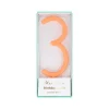 Large Slim Number 3 Candle