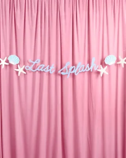 Last Splash Banner - matte blue banner