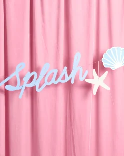 Last Splash Banner - matte blue banner