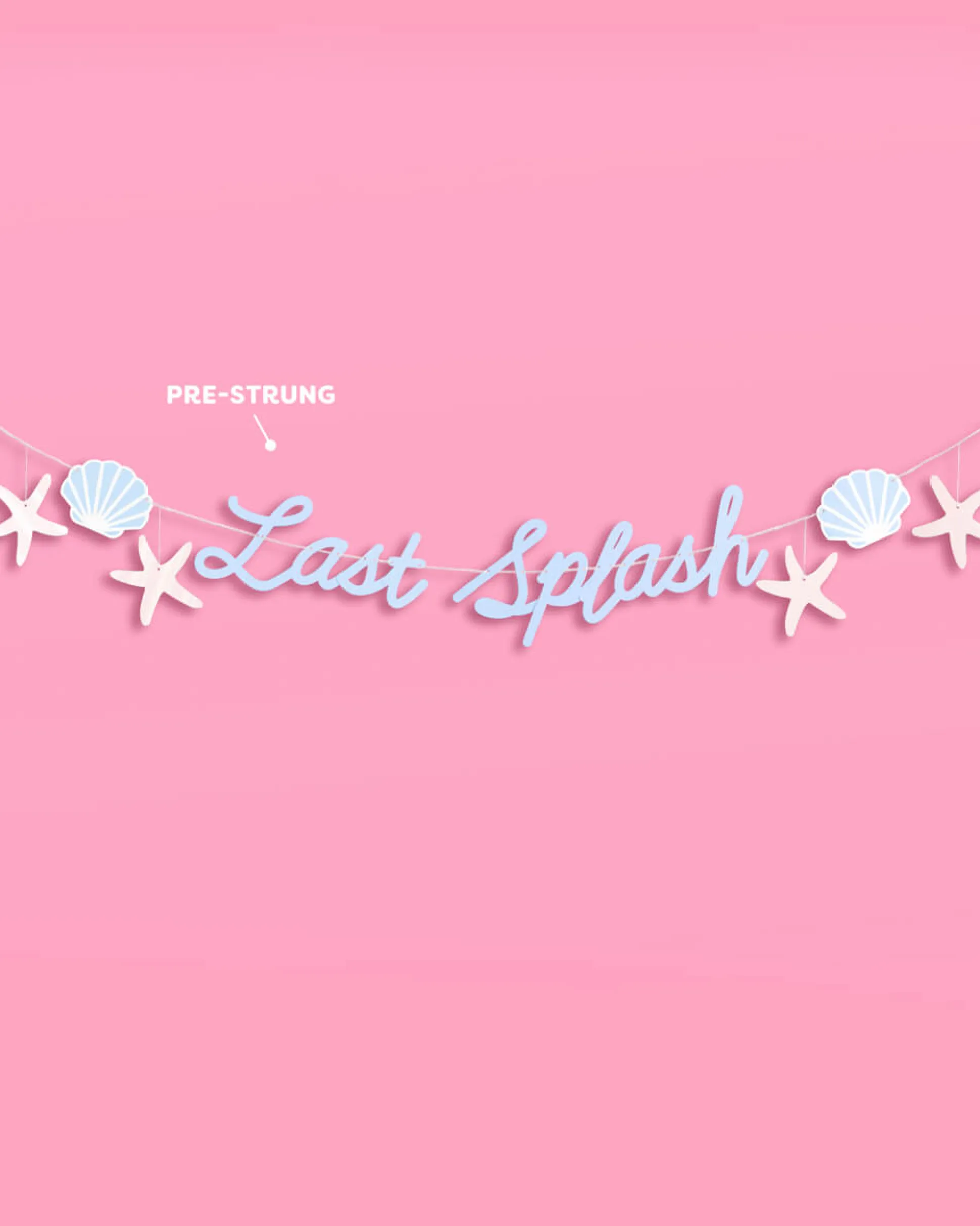 Last Splash Banner - matte blue banner