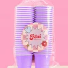 Lavender Haze Shot Glasses, Pack of 50