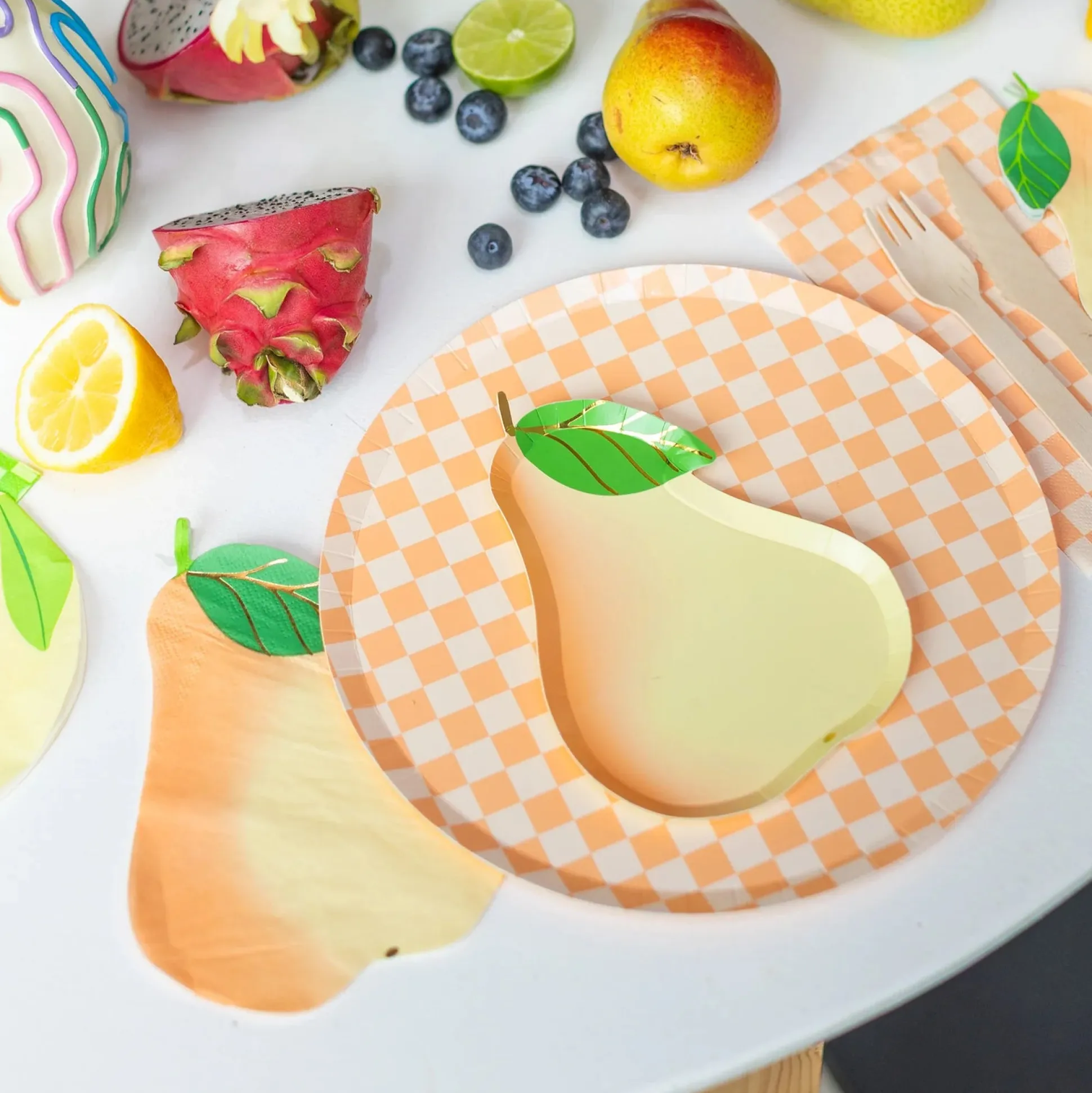Le Dinner Pear Large Napkins, Pack of 16