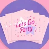 Let's Go Party Napkins, Pack of 25
