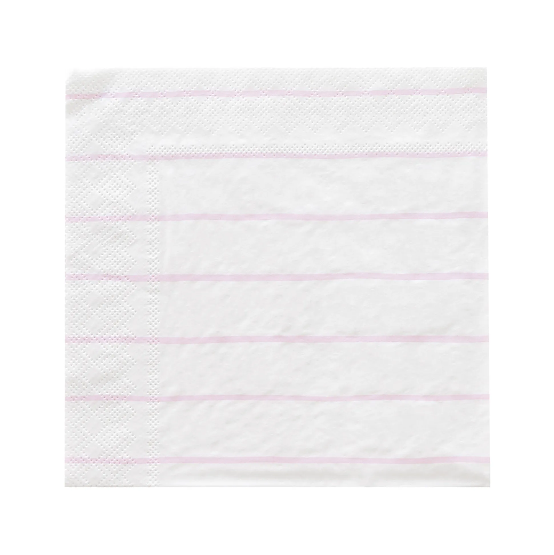 Lilac Frenchie Striped Large Napkins, Pack of 16