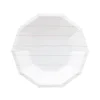 Lilac Frenchie Striped Small Plates, Pack of 8