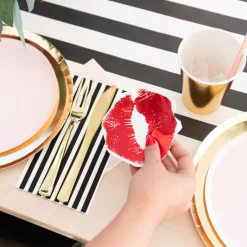 Lip Cocktail Napkins, Pack of 20