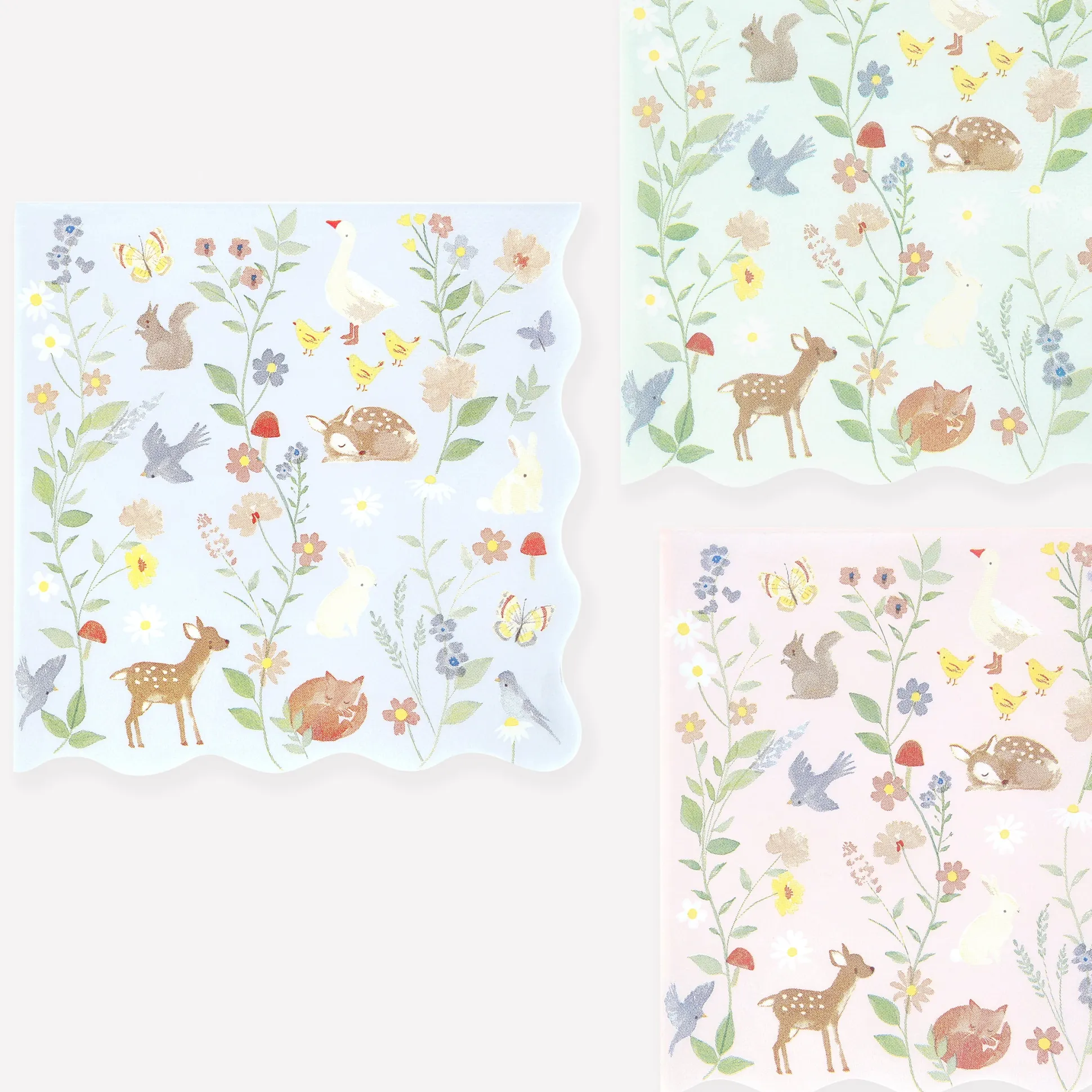 Little Animals Large Napkins (x 16)